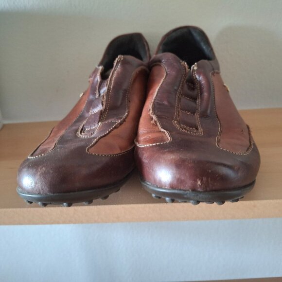 Pikolinos Womens Brown Leather Slip On Loafers Driving Shoes US 8.5 EU 39 - Picture 4 of 7